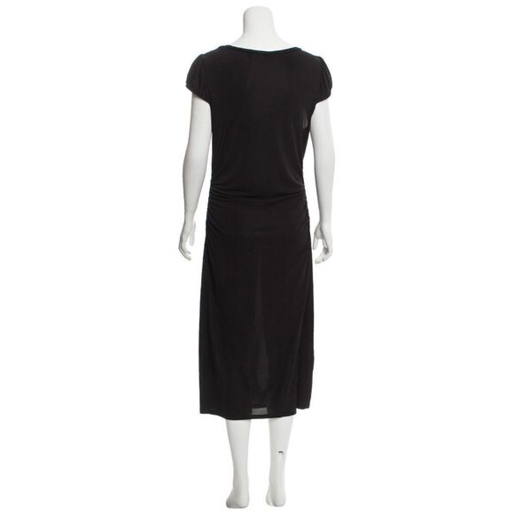 🛑David Meister Black Ruched Dress - Picture 4 of 8